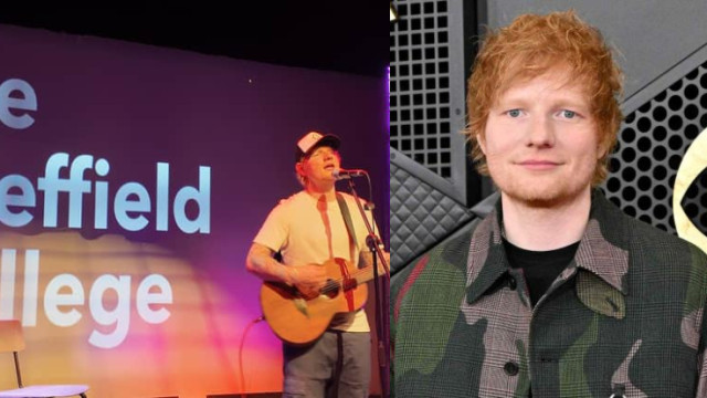 Ed Sheeran Pays Suprise Visit To Sheffield College Music Students